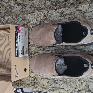 Duluth Suede Mocs Size 14M